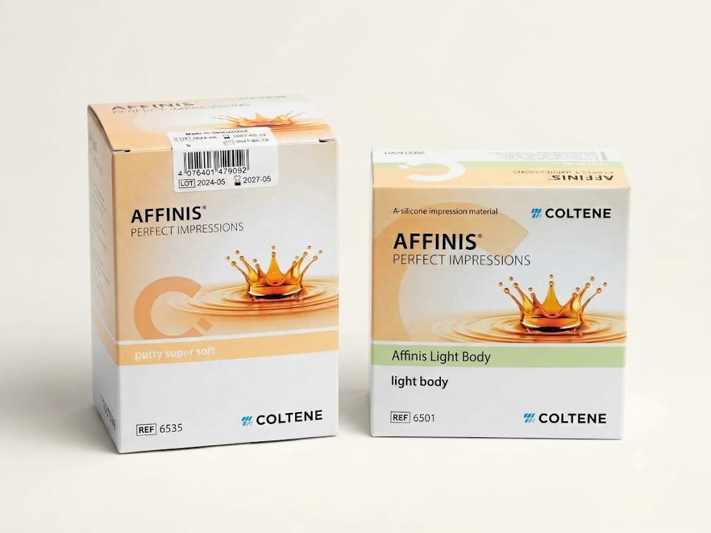 AFFINIS Putty Super Soft Base 300 + 300 ml , And Light Body 2x 50ml